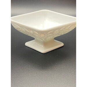 Indiana Glass Milkglass Diamond Shape Dish